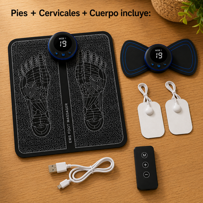 Relaja pies, cuello y cuerpo