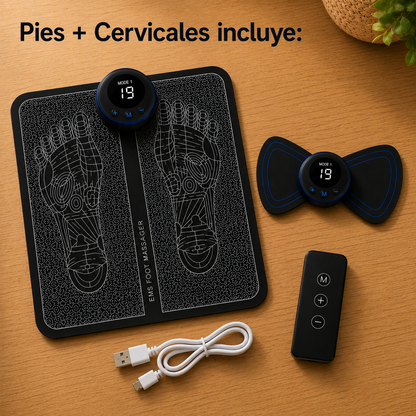Relaja pies, cuello y cuerpo