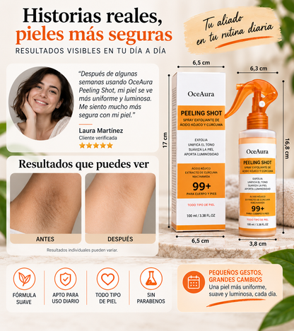 Spray Exfoliante Ácido Kójico y Cúrcuma